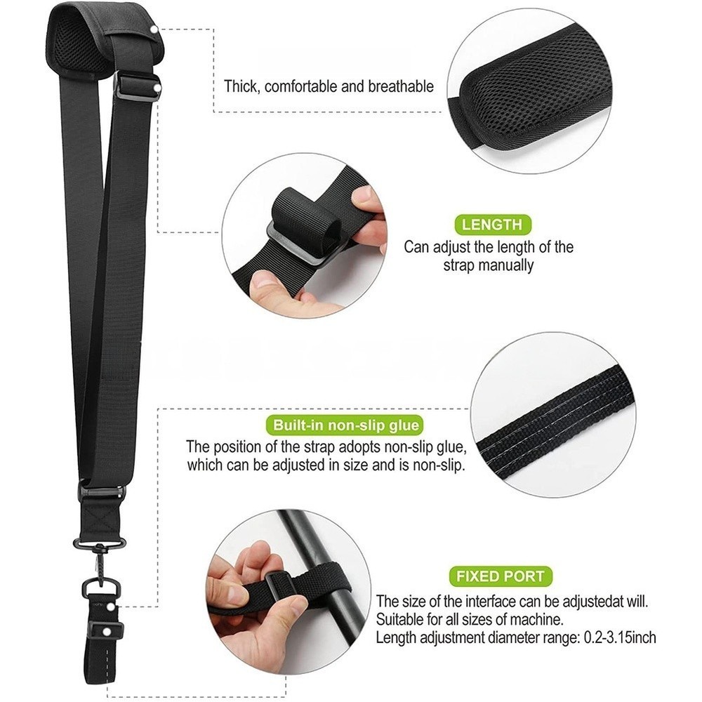 Breathable Sweat Absorbing Shoulder Strap for Trimmer Leaf Blower Mower