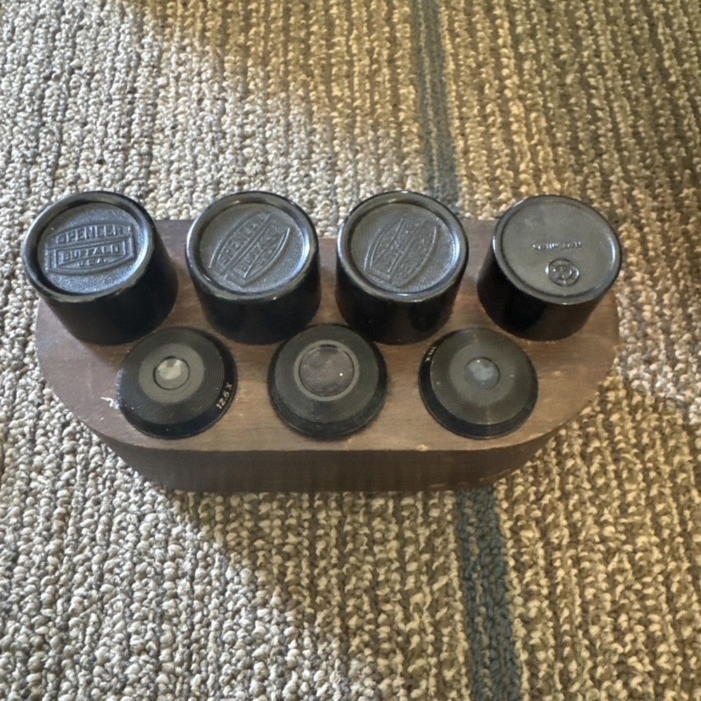 Spencer Buffalo Microscope U.S. NAVY WWII & Storage Box