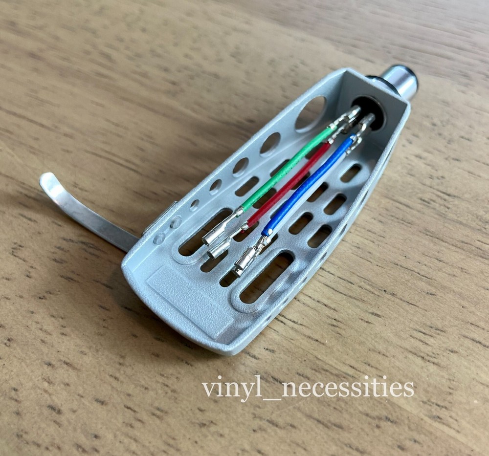 SME Replacement Turntable Headshell Silver Anodized OFC Silver Plated Wire Leads