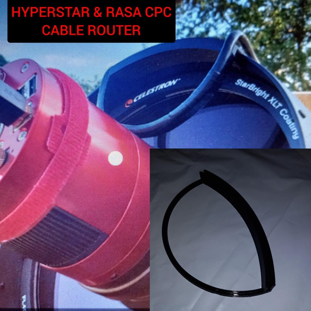 Hyperstar & RASA Cable Router for CPC 14 Inch Telescopes