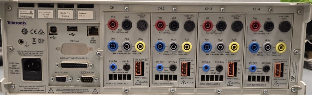 Tektronix PA3000 Power Analyzer, 4 Channels