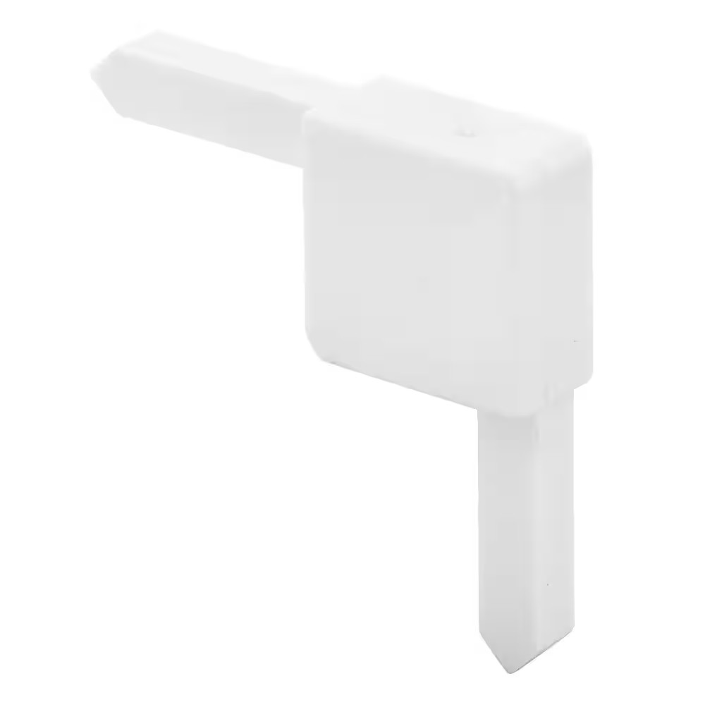 White Plastic Window Sash Corner