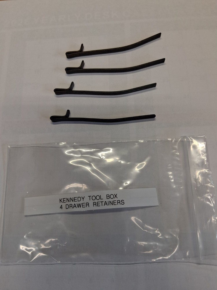 Kennedy tool box  spring Retainers