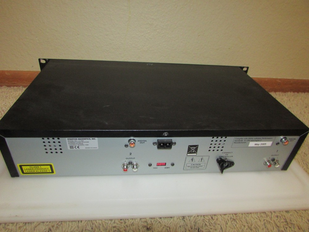 Stanton C.500 Professional DJ Dual Deck CD Player & Control Panel w/Cables Works