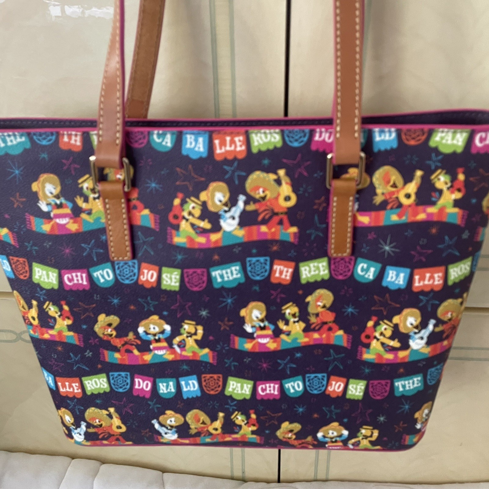 Disney Dooney&Bourke 3 Caballeros Tote -NWT