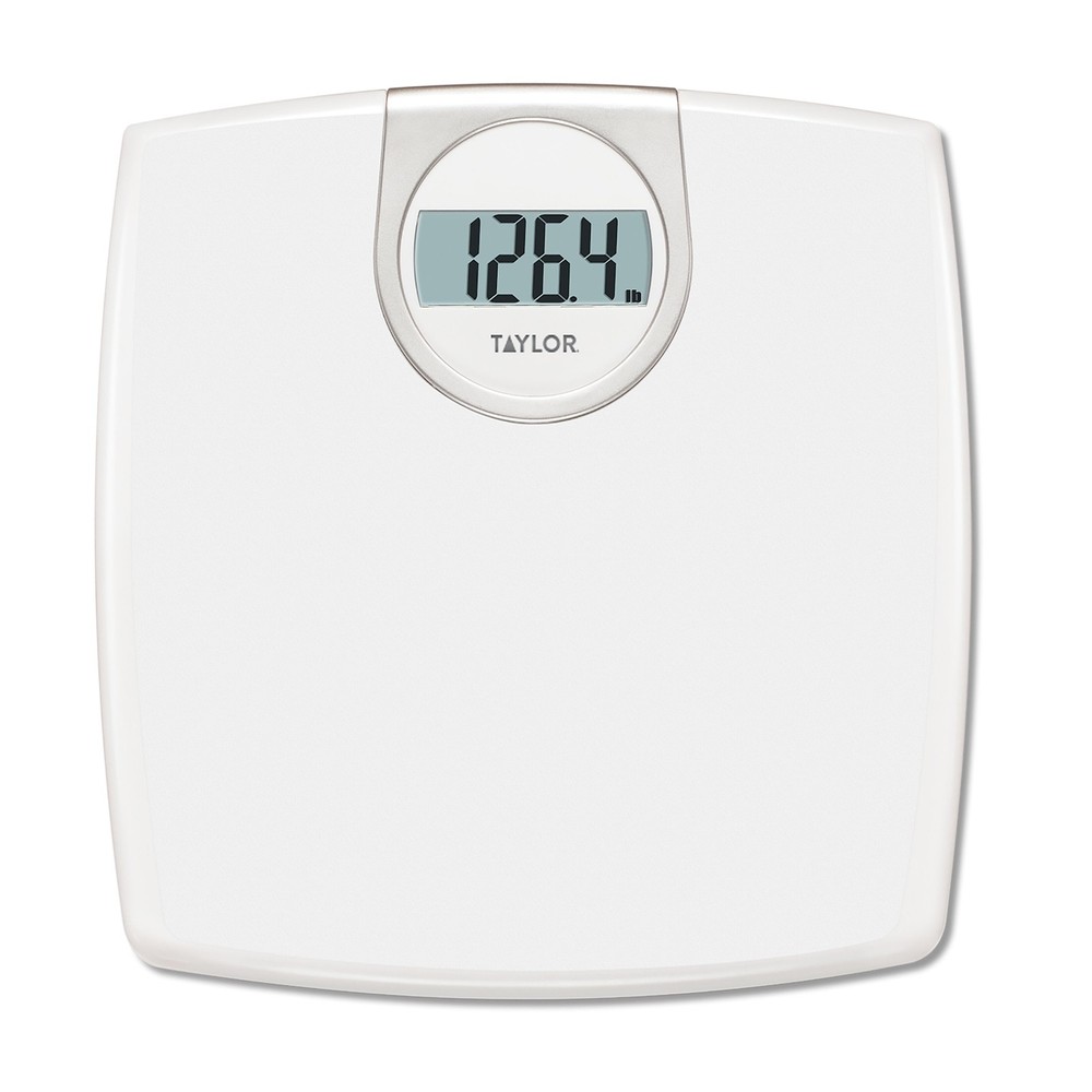 Taylor Digital Bathroom White Plastic Scale