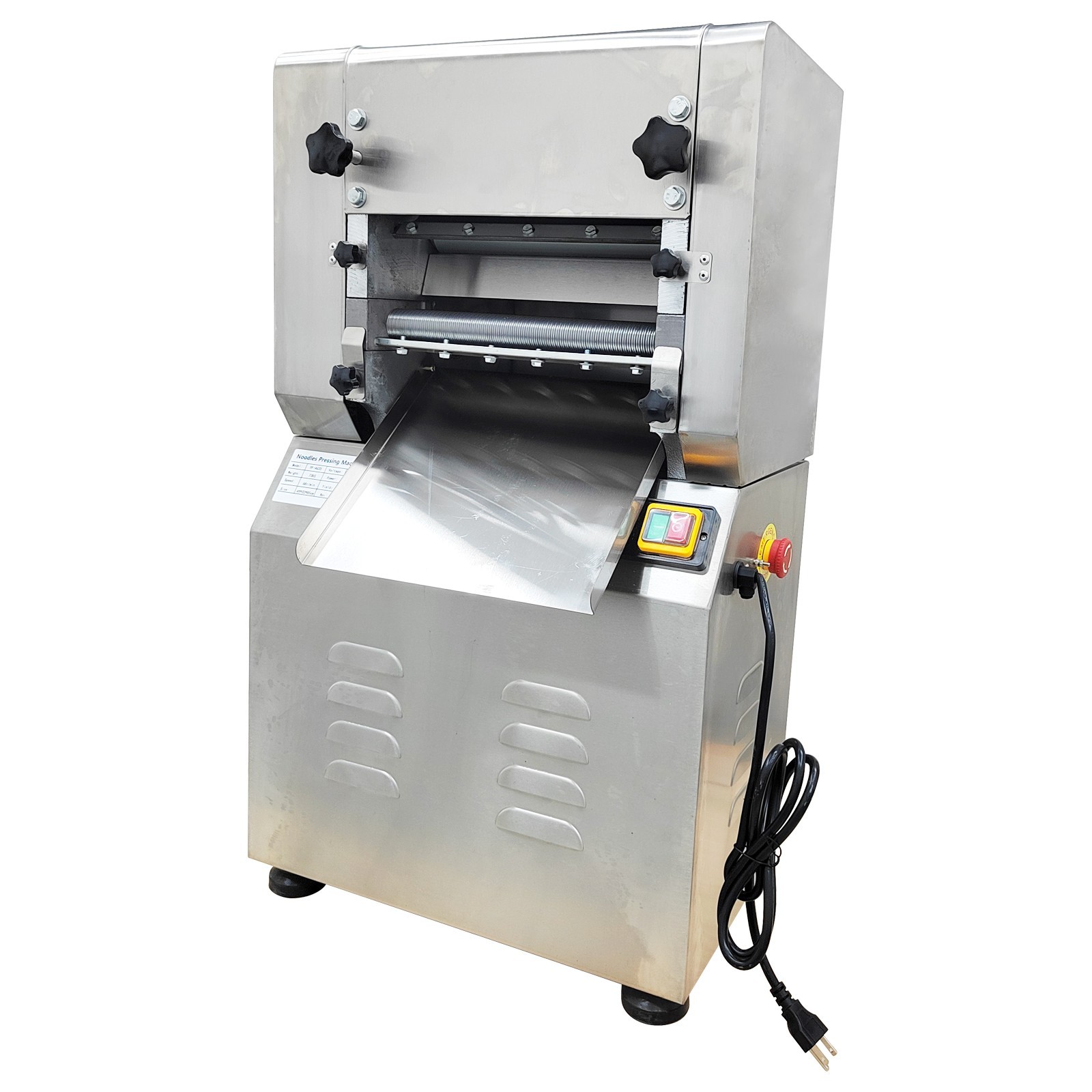 USED! 110V 2.2KW 1.5mm Electric Dough Roller Noodles Maker Dumplings Sheet Maker