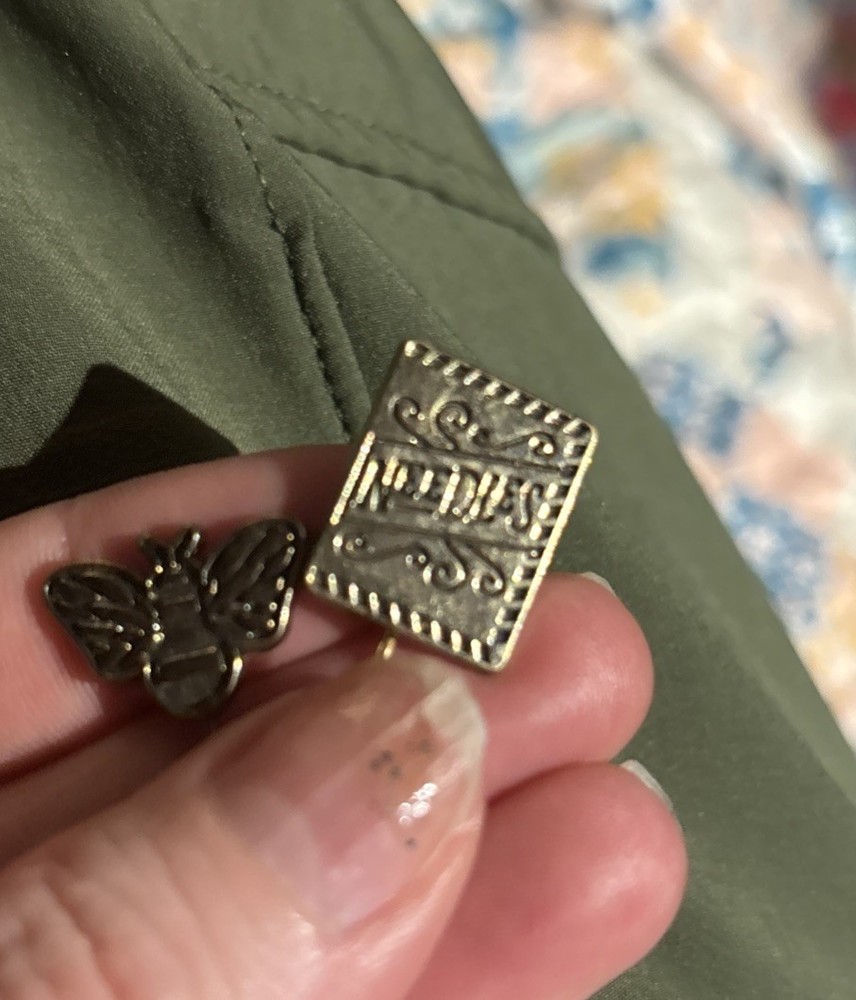 Vintage Sewing Hat Pins One Is Missing A Backing