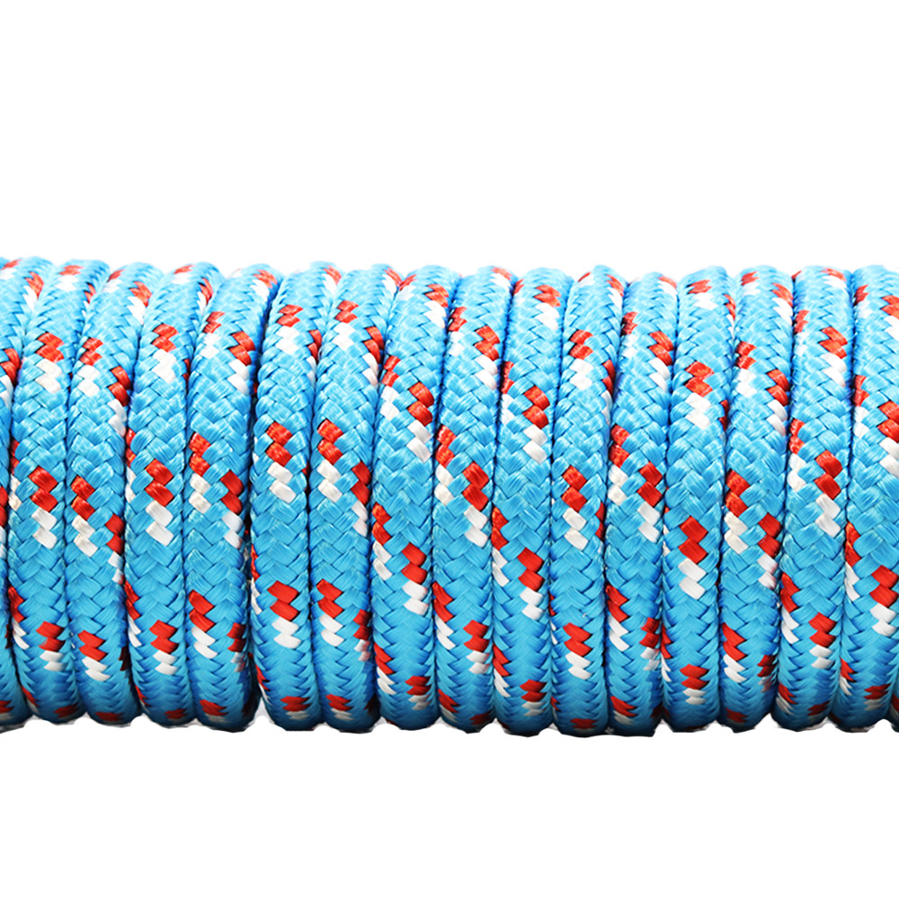 3/8" x 100' Utility Diamond Braided Polypropylene Multi Purpose Rope - BoxerTool
