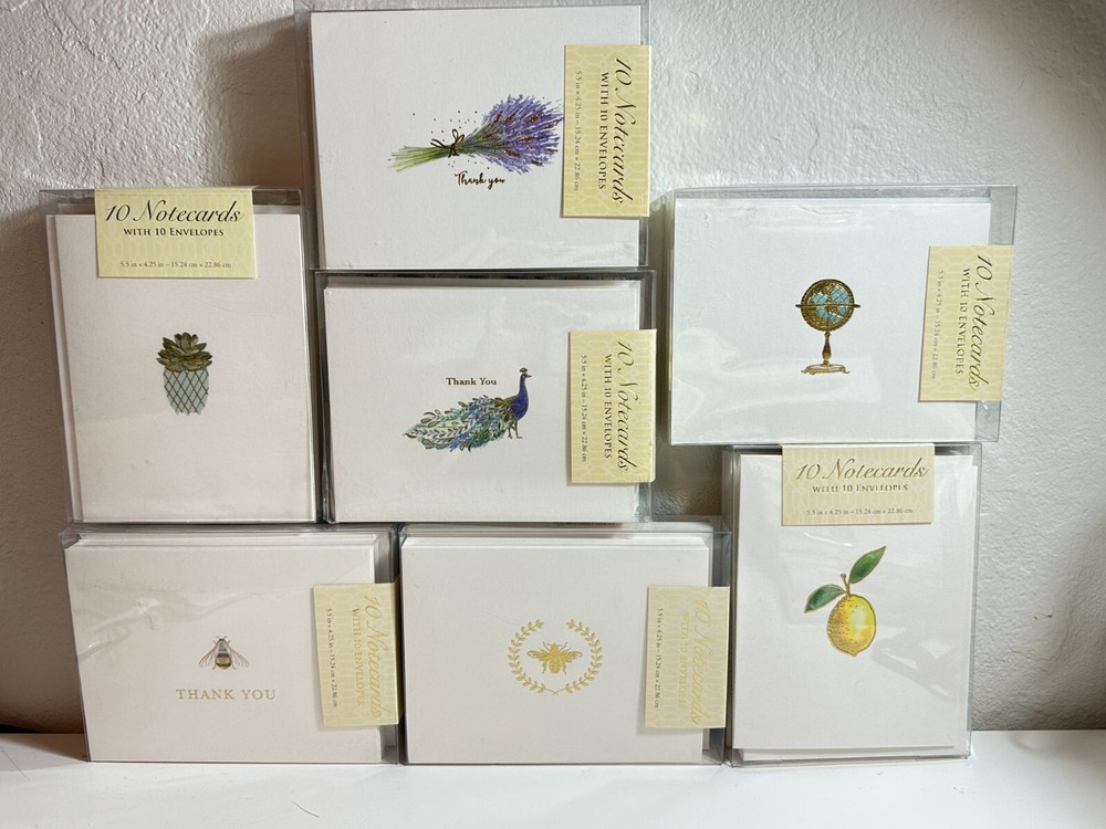 PUNCH STUDIO | REX & MOLLY 10 Notecards & 10 Envelopes
