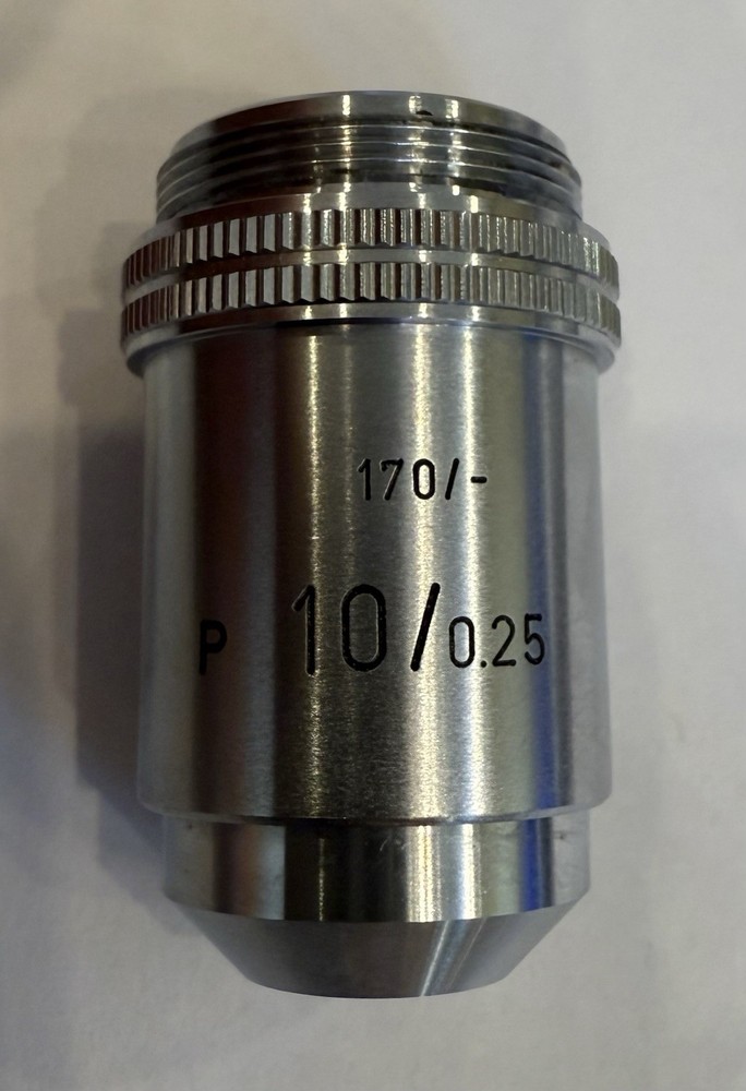 Leitz Wetzlar Germany Microscope Pol 10X 10/0.25 170/- Microscope Objective FAST