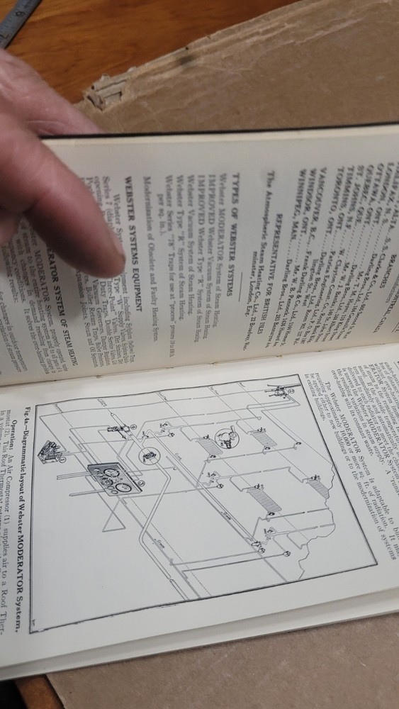 Antique Warren Webster Steam Fitting Catalog
