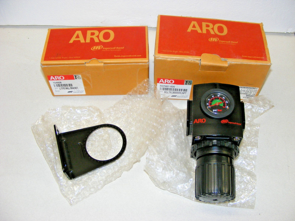 ARO R37461-600 Regulator & 104406 Wall Bracket (zz1)