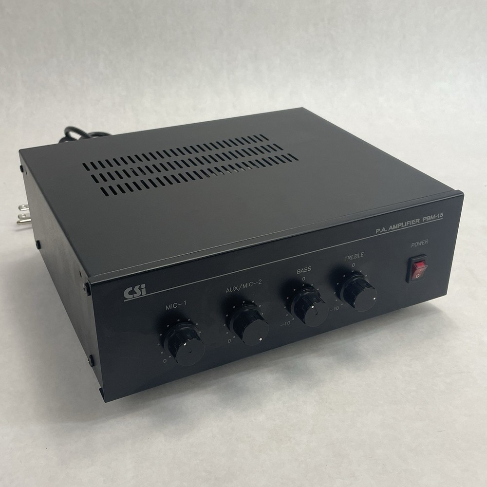 CSI Speco Technologies PBM-15  PA Amplifier Tested