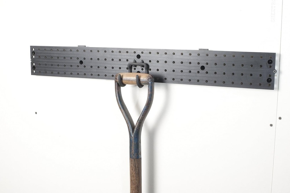 Versatile Double Hook for 1/4" Pegboard - Ideal for Garage Storage Solutions