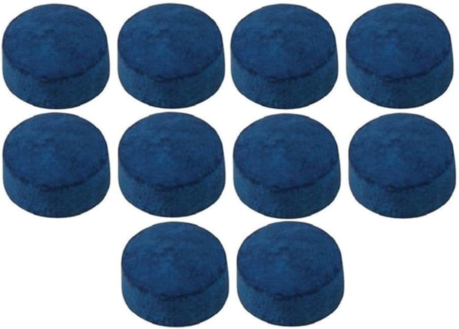Elk Master 13mm Pool Billiard Cue Tips 10 Tips, Blue