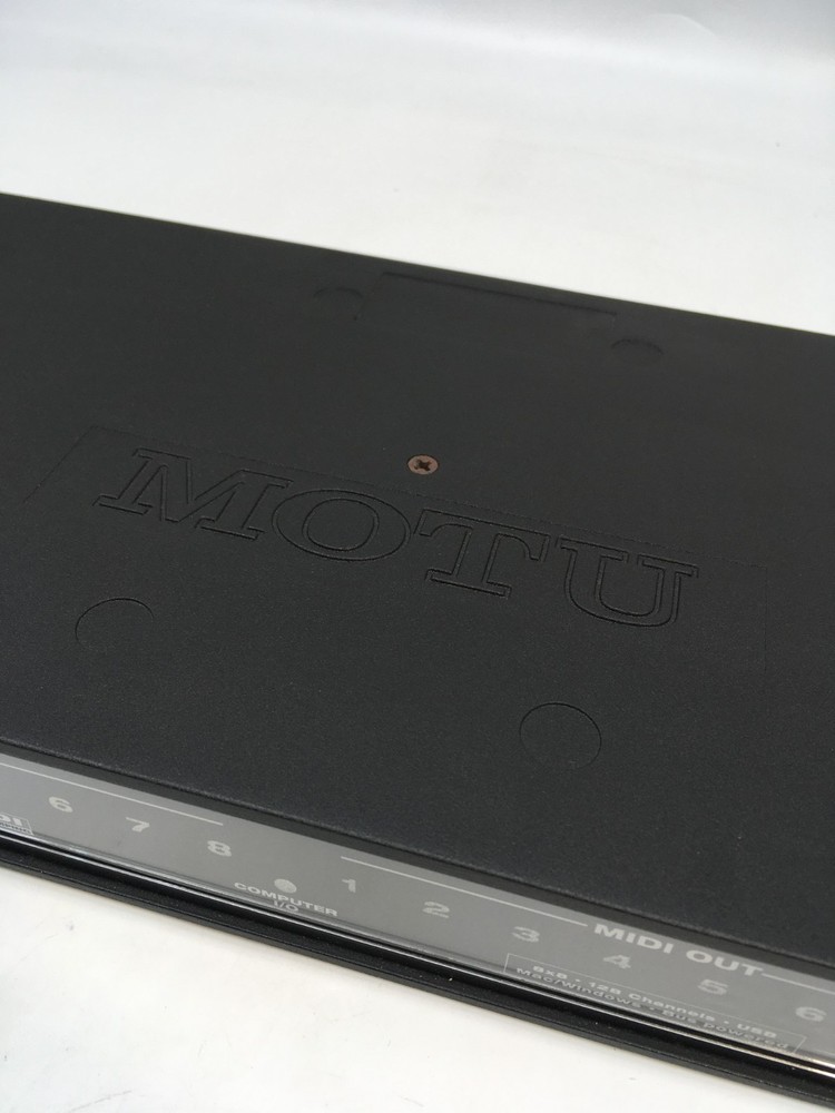 MOTU MIDI Express 128 USB MIDI Interface w/ Manual & Cable Tested Excellent