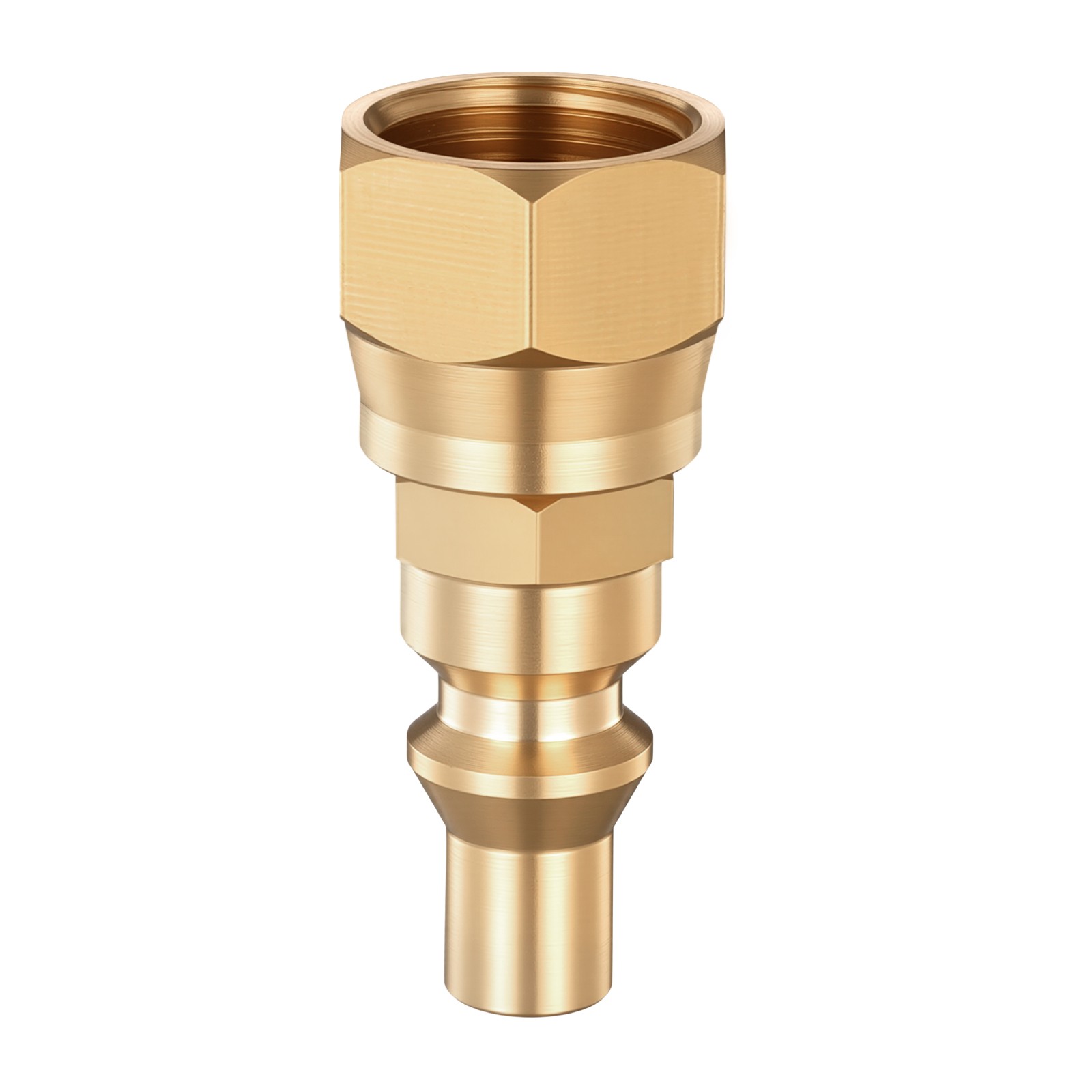 VEVOR 7 Pcs RV Propane Quick Connect Fitting 1/4-Inch NPT x 3/8-Inch Flare