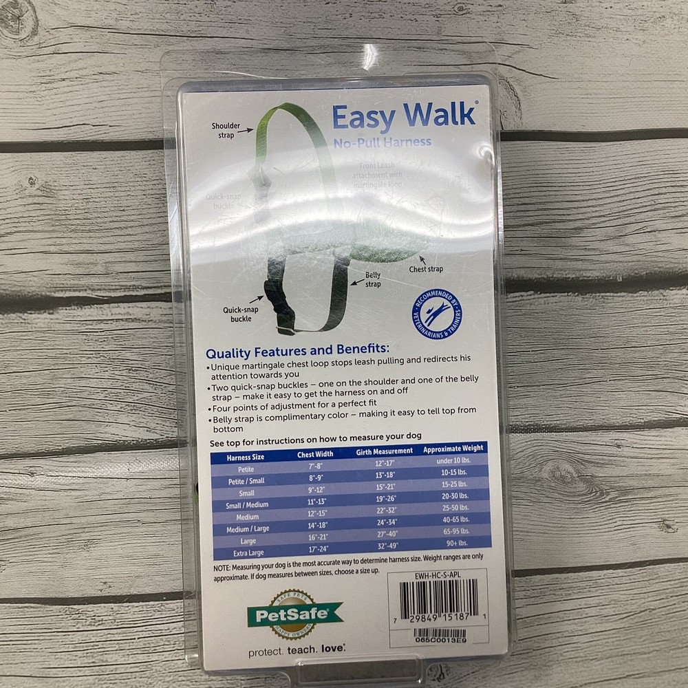 PetSafe EasyWalk Apple Gray Small Harness