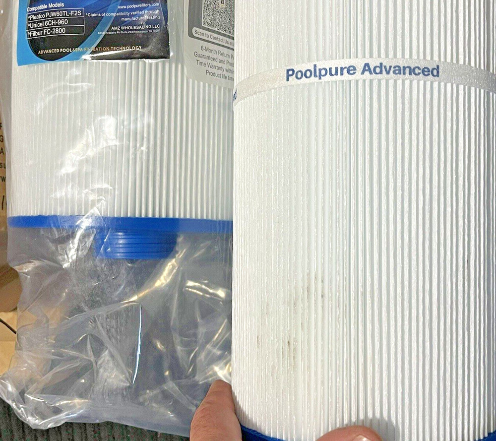 POOLPURE Spa Filter PLF6CH-960 (2 Pack) + FREE SHIPPING !