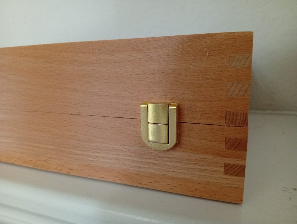 COLT PYTHON 8 INCH BEECH WOOD REVOLVER/PISTOL CASE