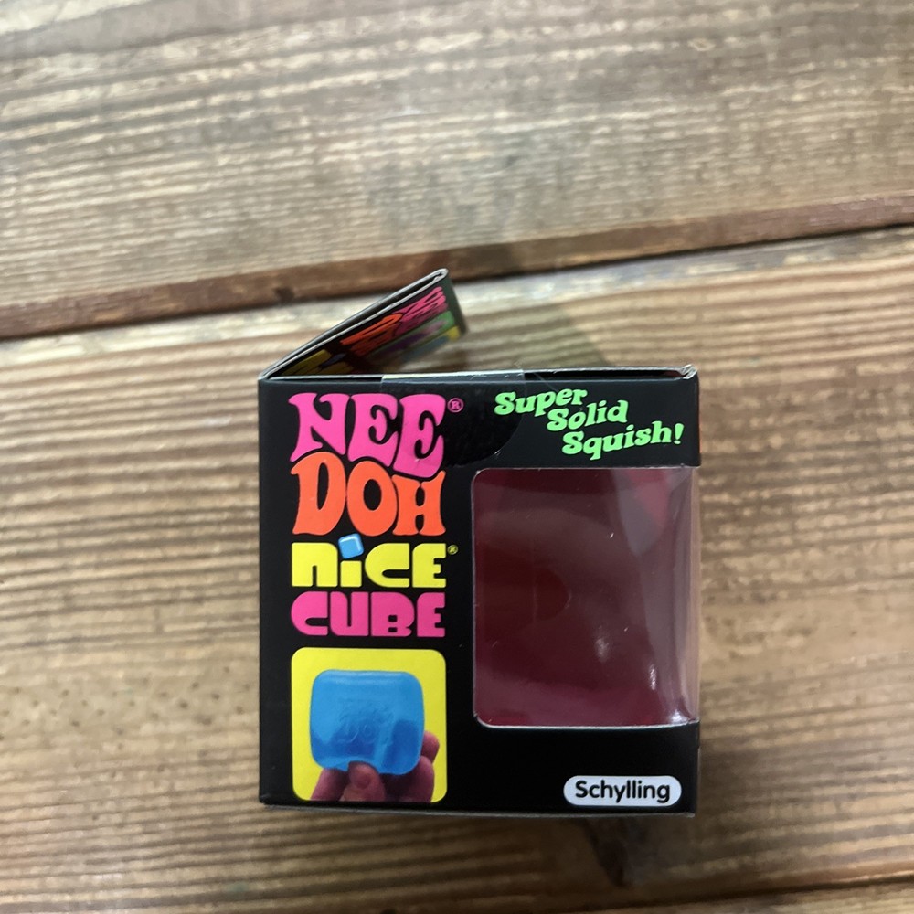 Nee Doh Nice Cube - Super Solid Squish! (Pink)