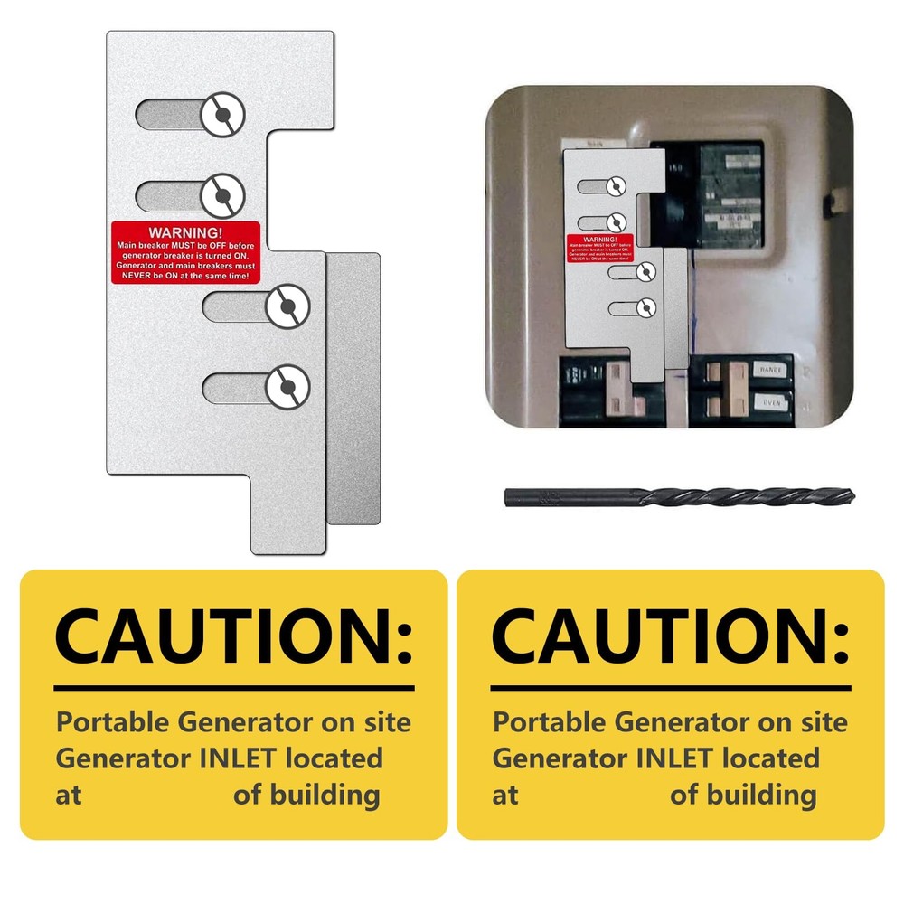 Generator Interlock Kit Compatible with Eaton or Cutler Hammer Vertical...