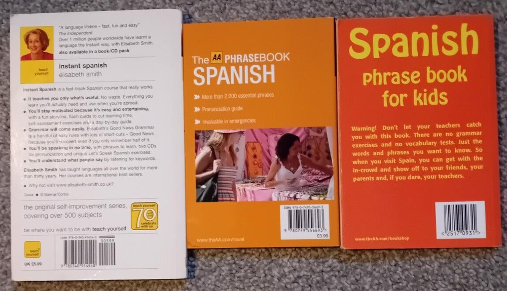 Spanish phrasebooks & learning guides