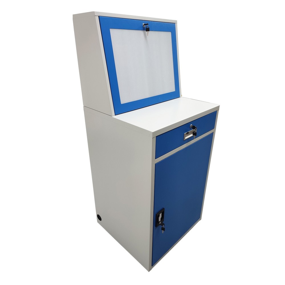 Industrial Computer Security Cabinet Mobile Computer Cabinet Dustproof Anti-thef