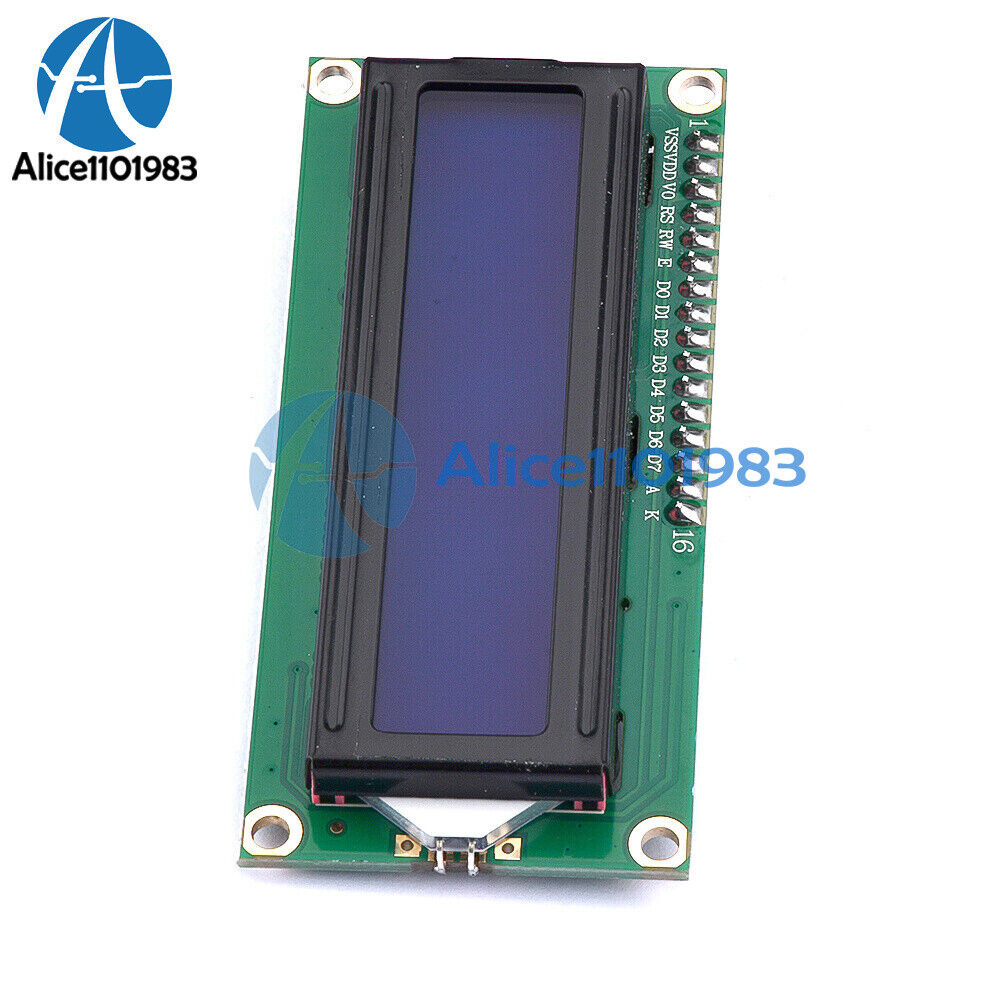 Blue/Yellow IIC/I2C/TWI/SP​​I Interface1602 2004 Character LCD Module Display