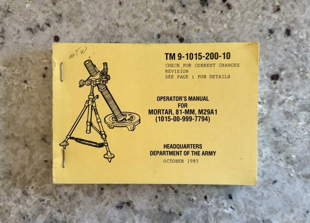 1985 US Army Handbook