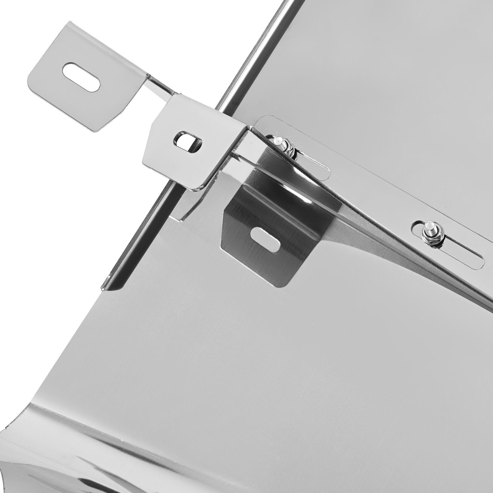 13" Drop Sun Visor For Kenworth T800/W900/T300 84-98 Windshield Stainless Steel