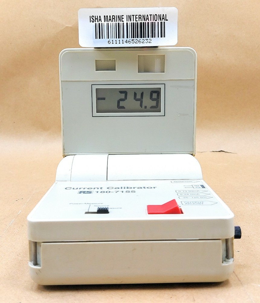 RS Precision Current Calibrator 0-20mA Source Simulator Tester 180-7155