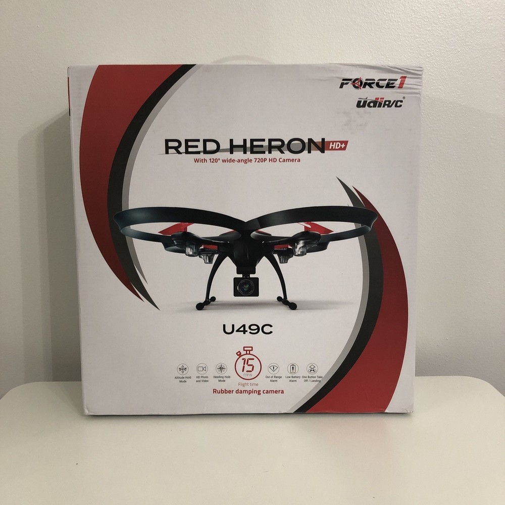 Drone Force1 Red Heron U49C HD Camera Drone “READ”