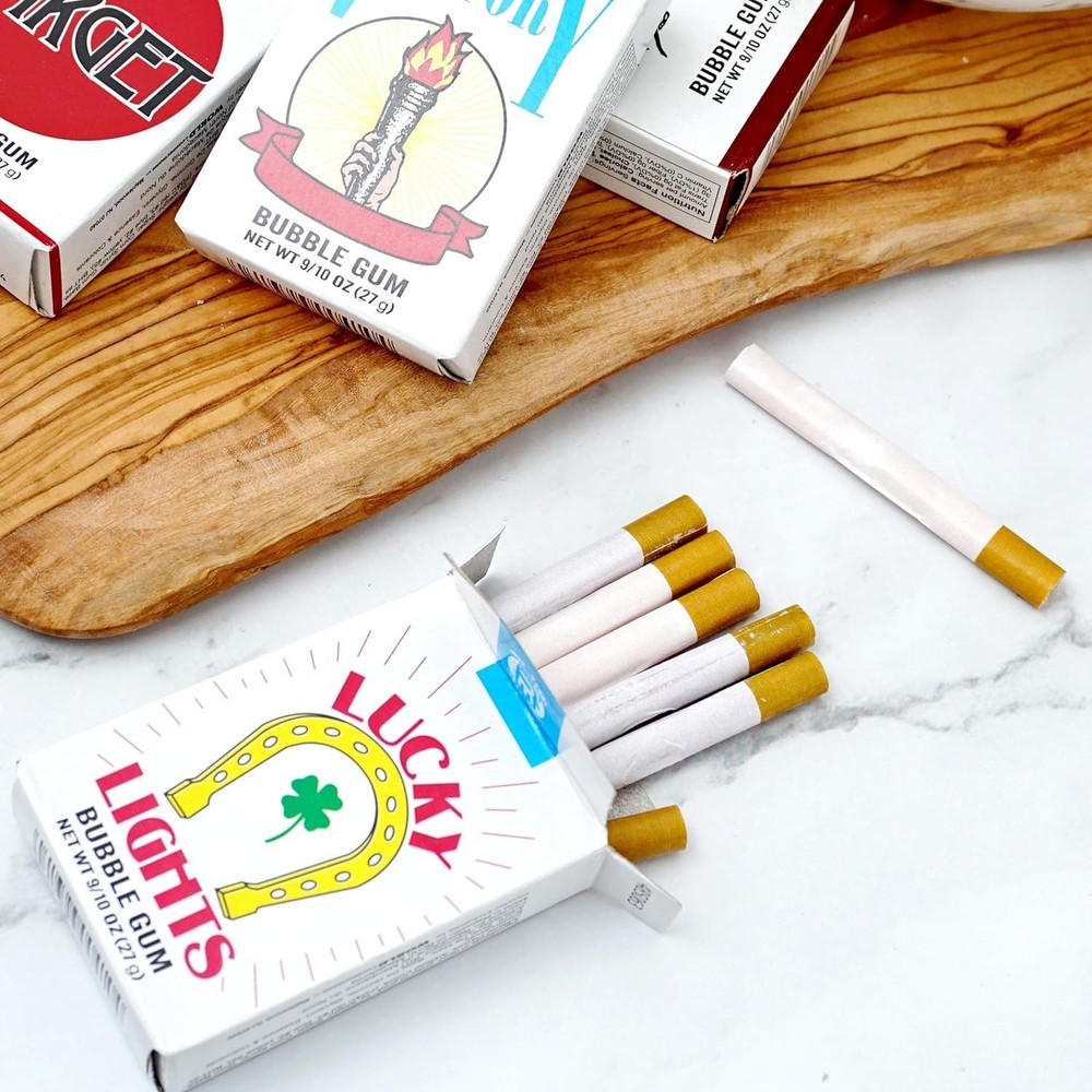 Bubble Gum Cigarettes (4 Pack), Gum Cigarettes, Candy Cigarettes,
