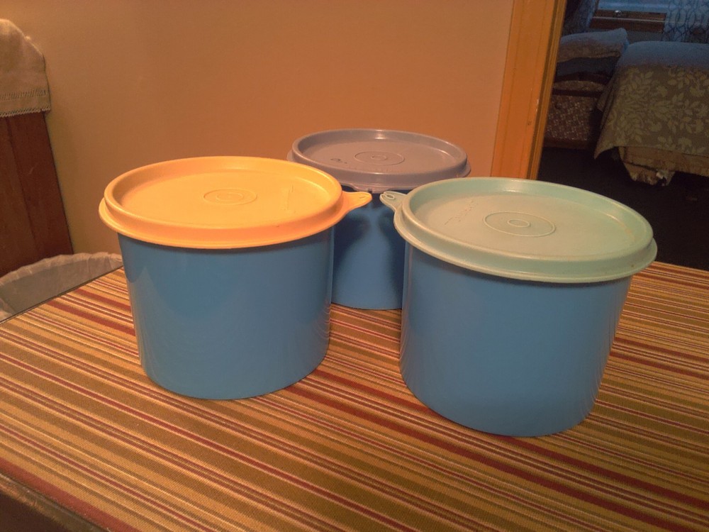 New Price Tupperware 2 Cup Containers.