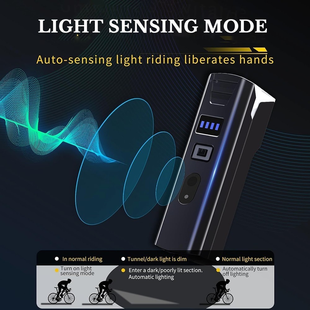 Bicycle Super Bright 9000LM LED Bike Light USB Rechargeable Front Rear Headlight