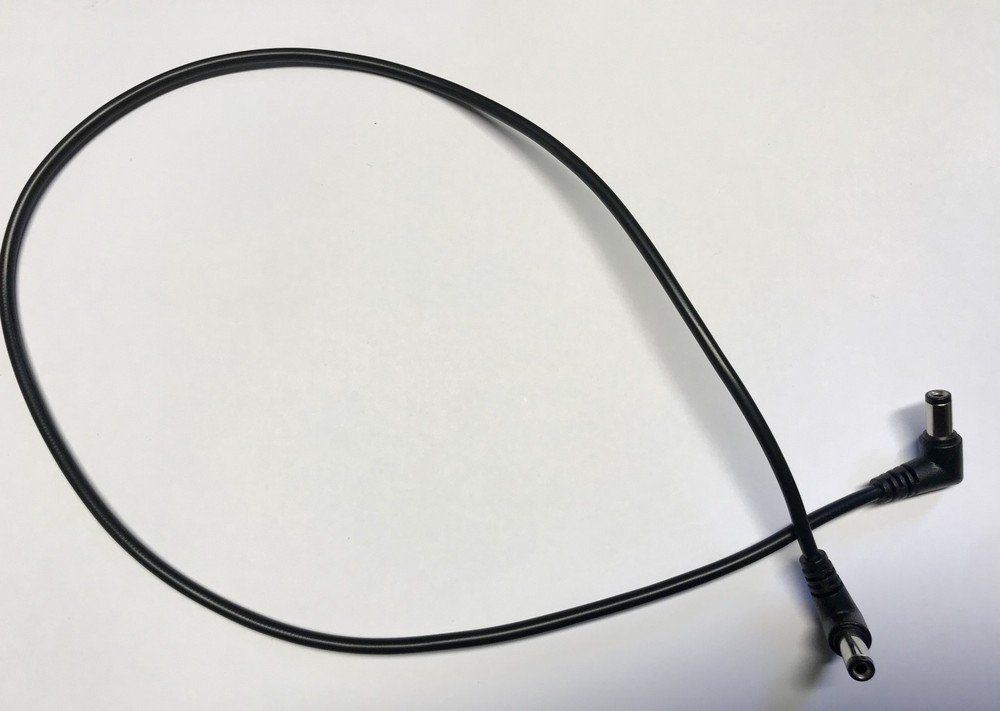 14" Right Angle Plugs Standard DC Power Cable 2.1mm - Quantity Discounts