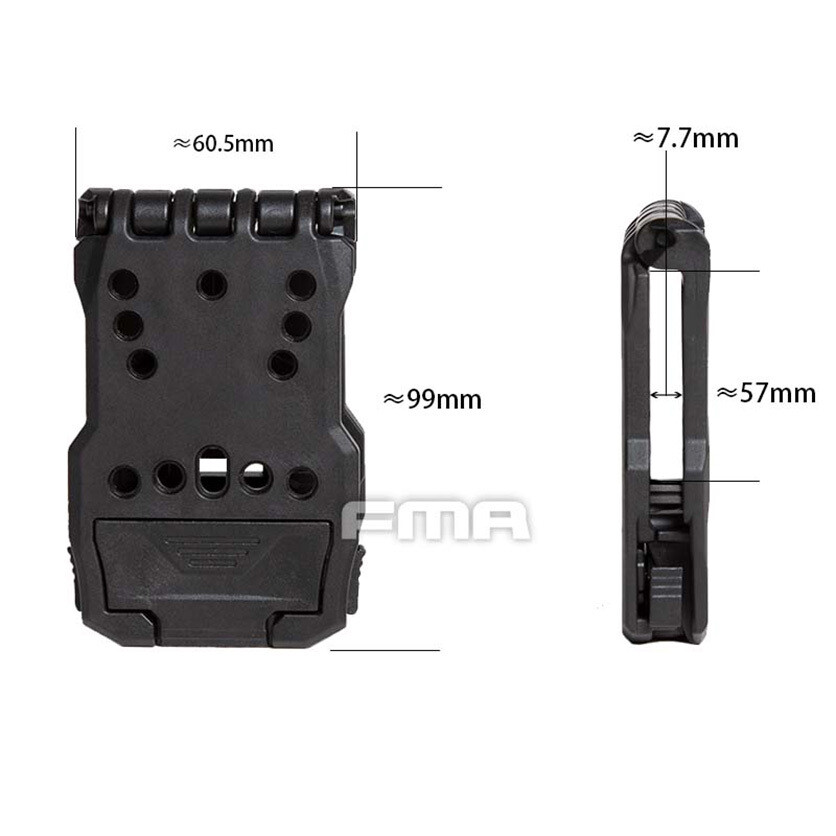FMA Quick Dual Release Belt Loop / Jacket Slot Leg Strap Adapter