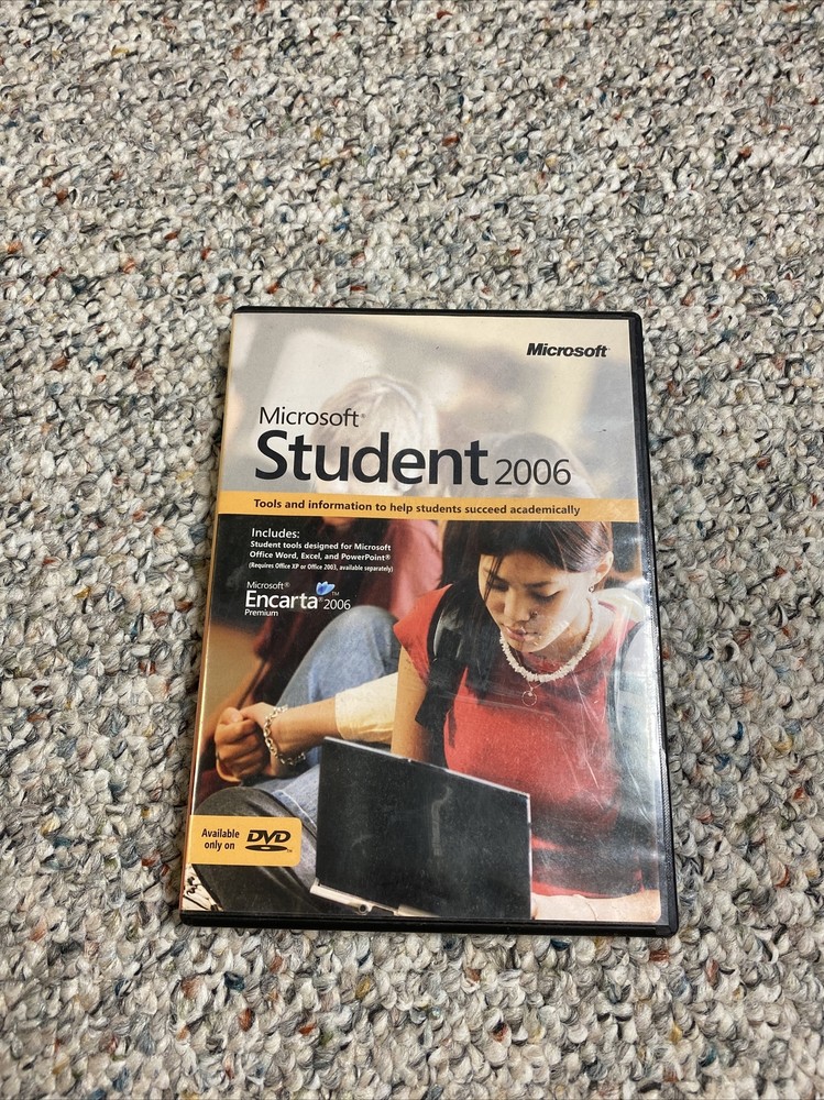 Microsoft Student 2006 Software Disc