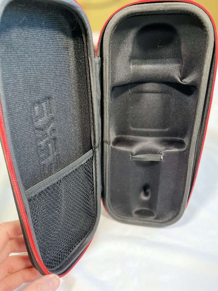 Black karaoke Microphone Travel Case. Does Not Include Microphone.