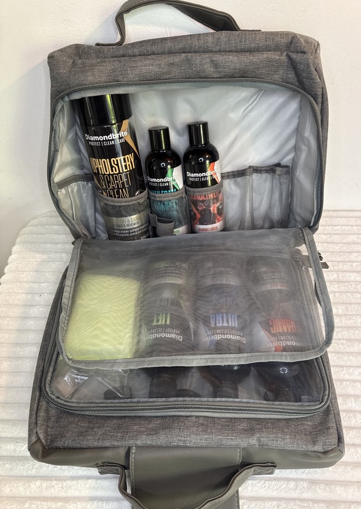 Diamondbrite Car Cleaning Kit Not Used * Two Small Bottles Missing