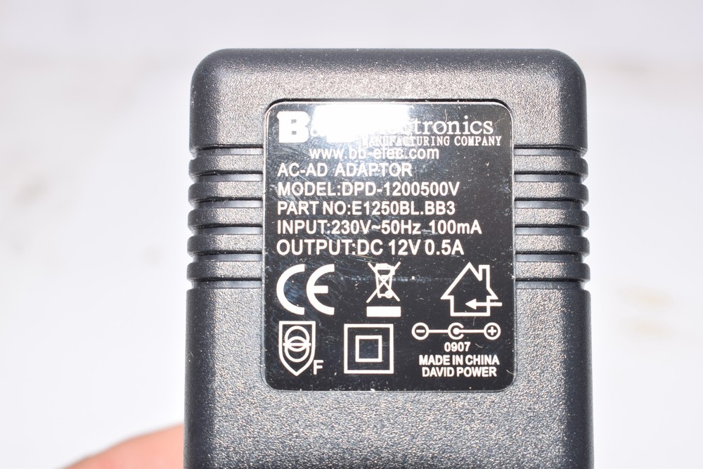 NEW W/ Box B&B Electronics DPD-1200500V AC-AD Adaptor, E1250BL.BB3