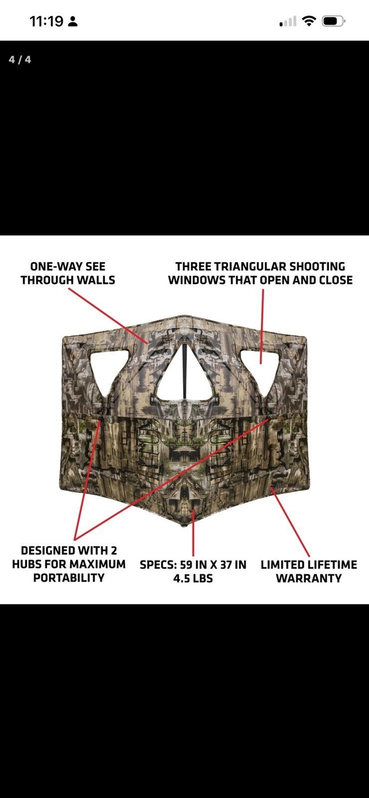 Double Bull SurroundView Stakeout Hunting Blind