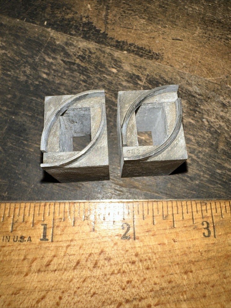 Printing Blocks Lead Square Border Frames Room For Type