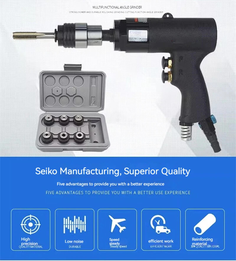 M3-M12 Pneumatic Tapping Machine Thread Machine With Clutch Overload Protection