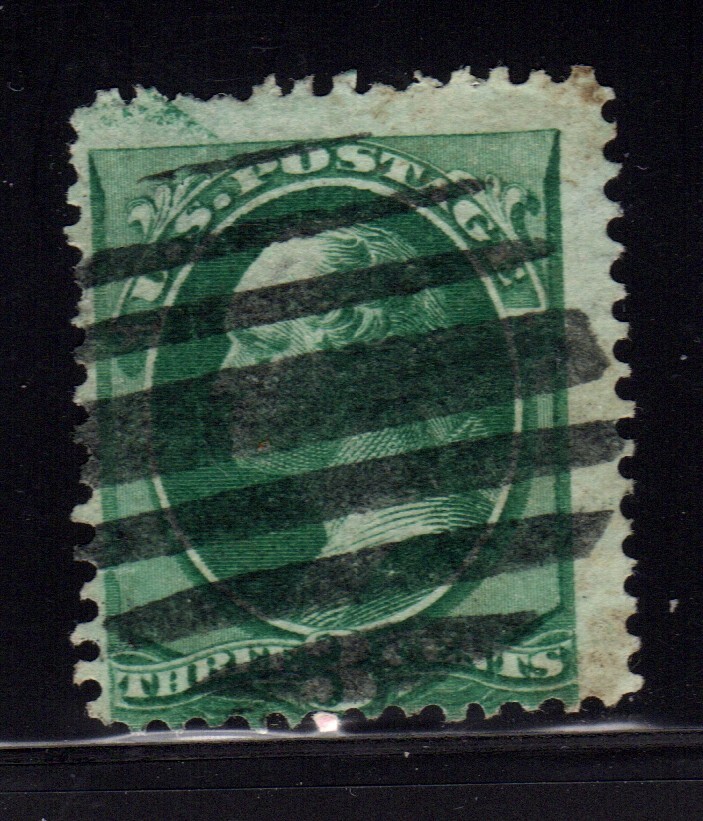 Fancy Cancel US Scott A46 Type Used - Beautiful Dramatic Geometric Cancel