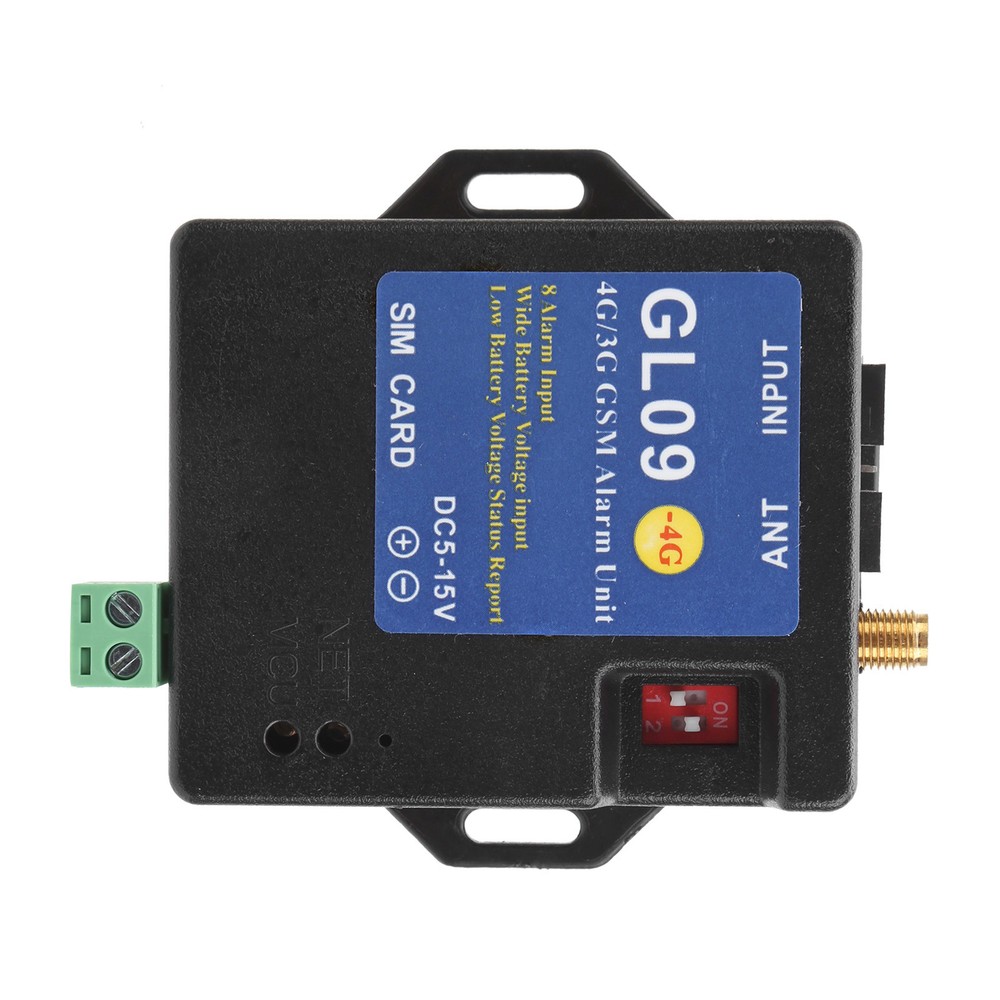 US Plug 4G/3G/GSM Alarm Security System Alert Module 8‑Channel Input Low Con Fit
