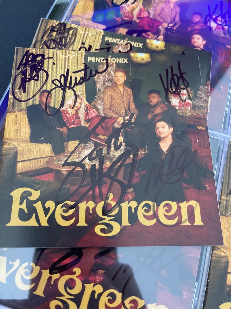 Pentatonix signed Evergreen autograph CD