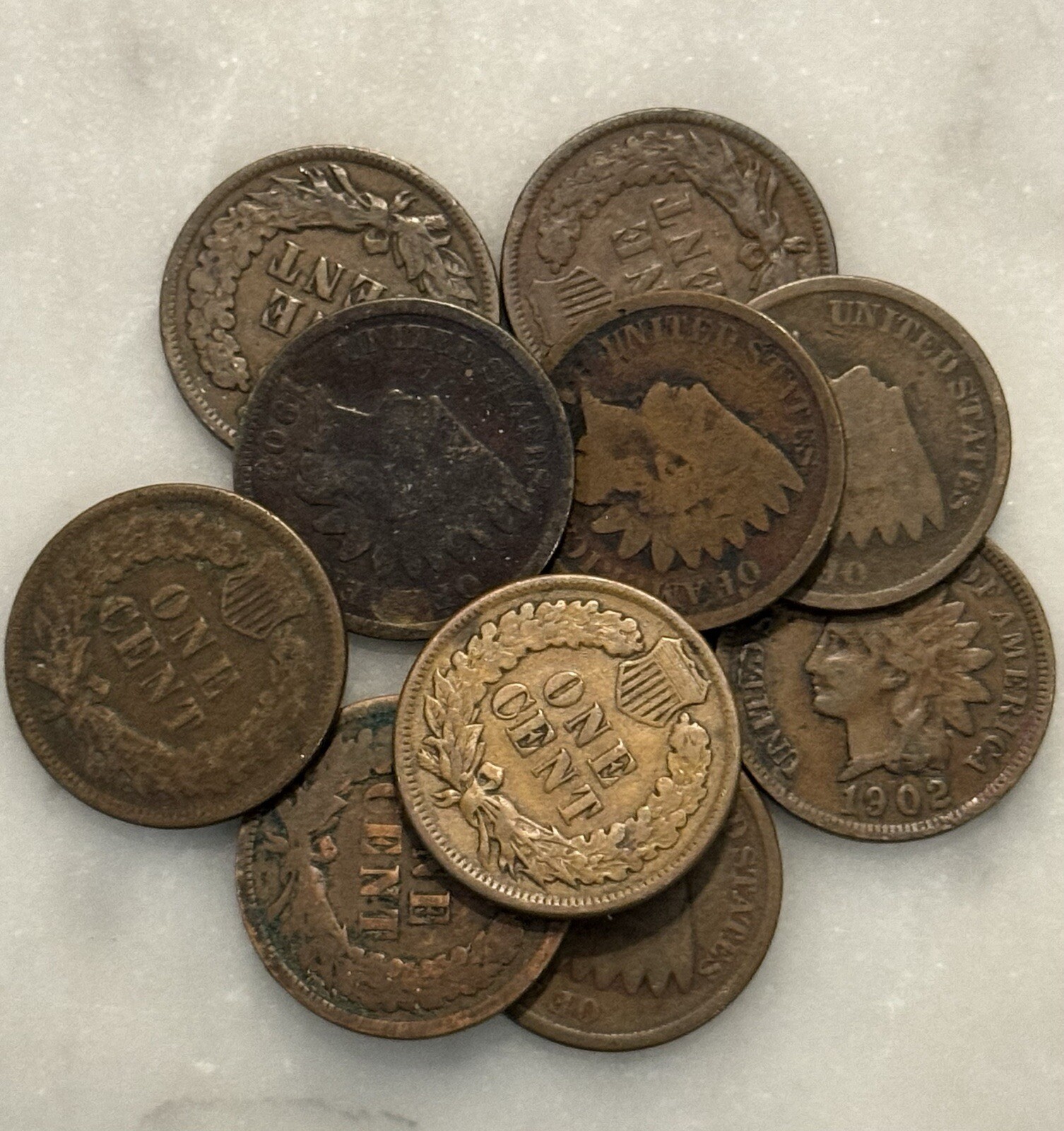 [Lot of 10 Coins] Indian Head Cent - Choose how many!